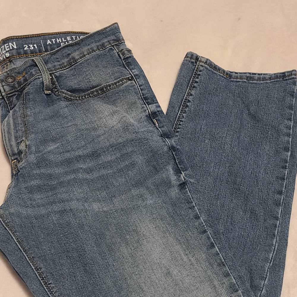 Young Men's Denizen Levi's stone wash blue jeans